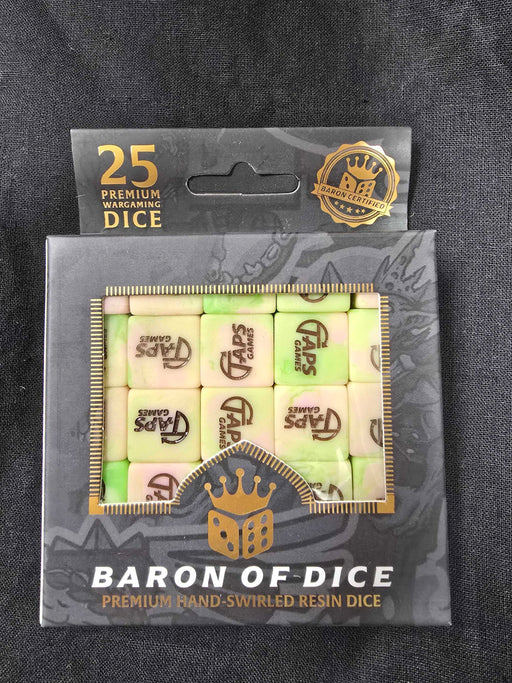 Taps Games: Spumoni Dice! 25x16mm Square Corner Dice Dice & Gaming Accessories Taps Games