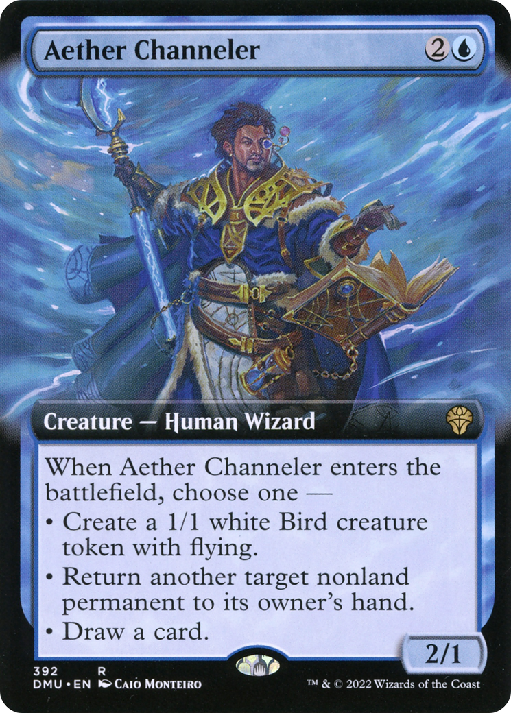 Aether Channeler (DMU-392) [Dominaria United] (Extended Art) MTG Single Wizards of the Coast