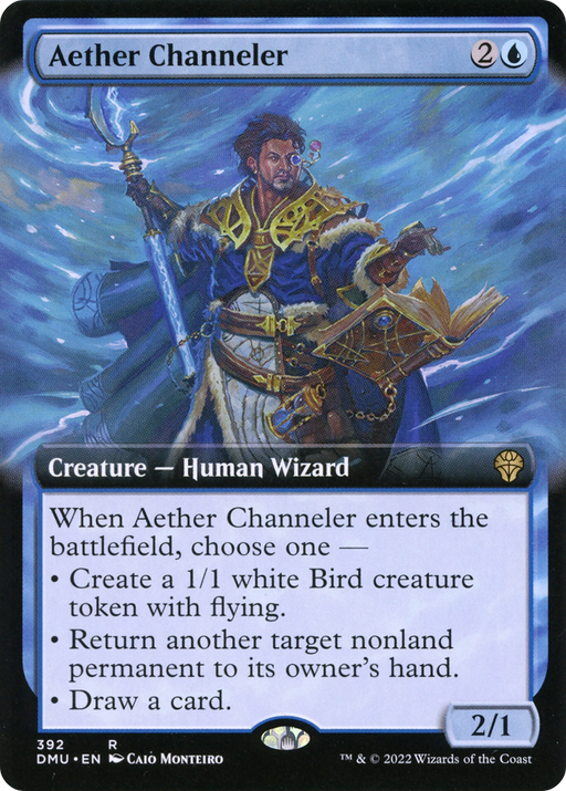 Aether Channeler (DMU-392) [Dominaria United] (Extended Art) MTG Single Wizards of the Coast