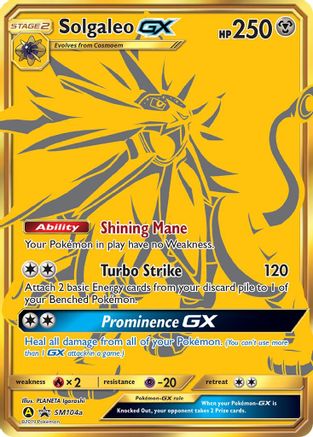 Solgaleo GX - SM104a (SM104a/248) Holofoil [SM: Black Star Promos] Pokemon Single Pokémon