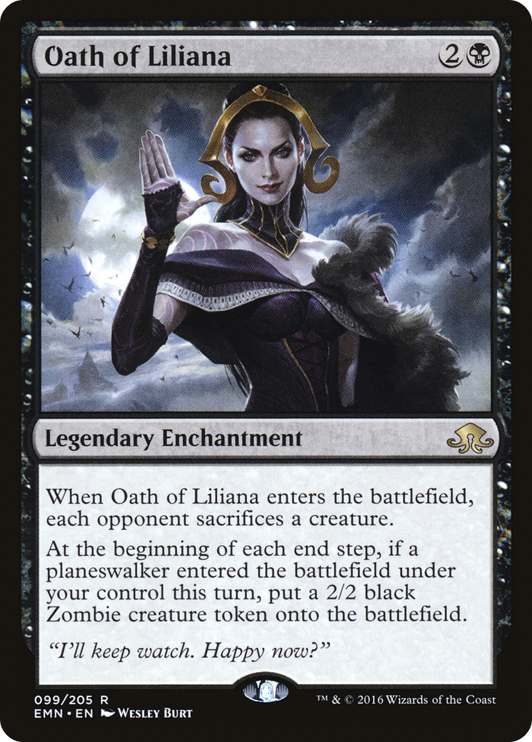 Oath of Liliana (EMN-099) [Eldritch Moon] MTG Single Wizards of the Coast