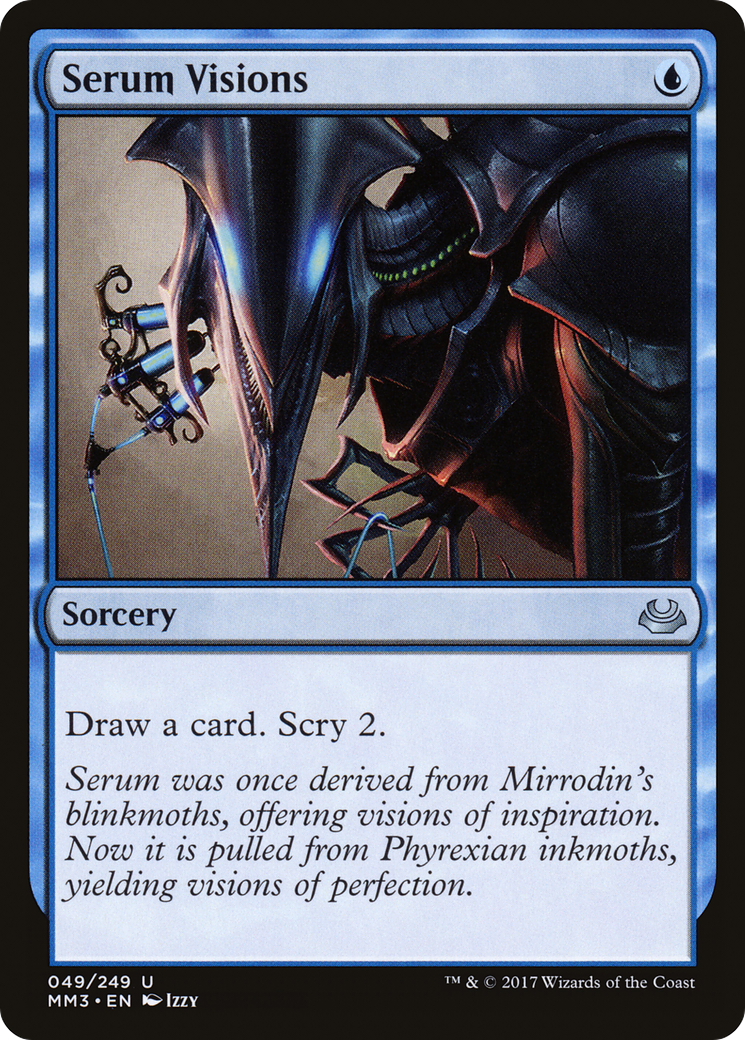 Serum Visions (MM3-049) [Modern Masters 2017] MTG Single Modern Masters 2017