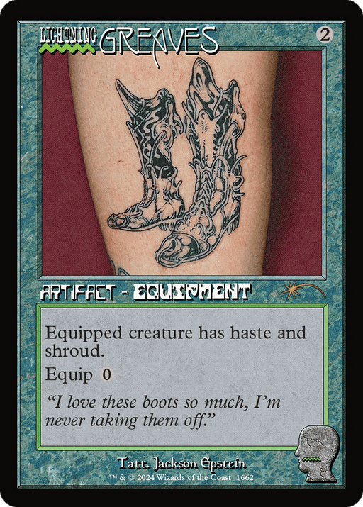Lightning Greaves (1662) (SLD-1662) [Secret Lair] Drop MTG Single Wizards of the Coast
