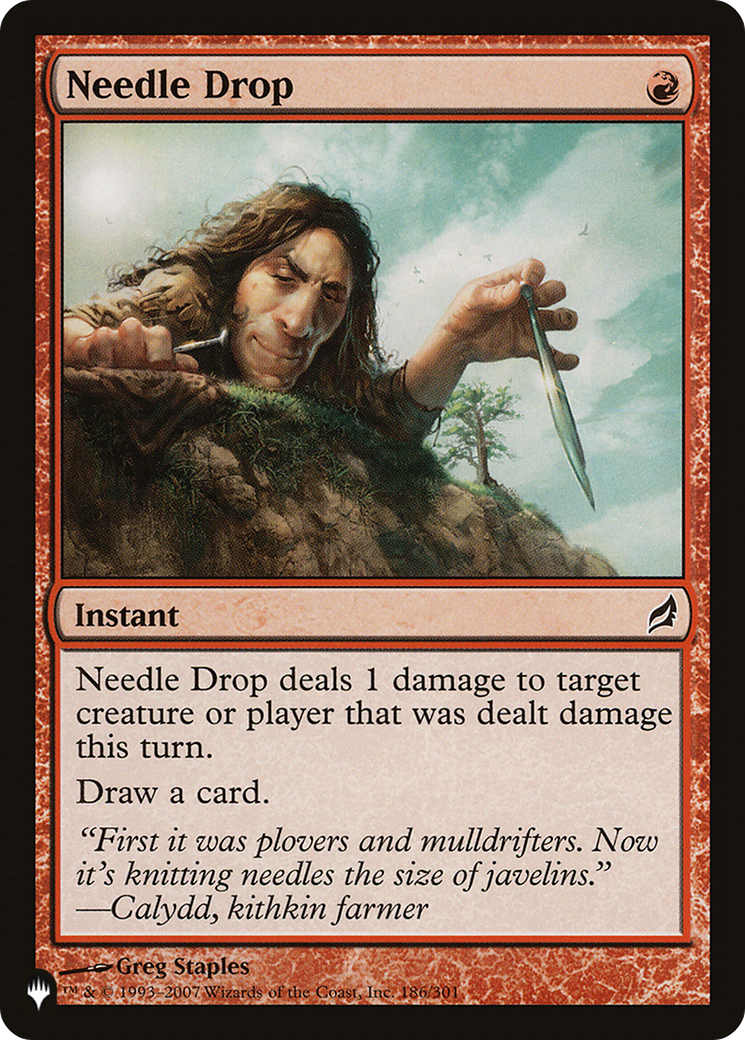 Needle Drop (LIST-186/301) [Mystery Booster] The List MTG Single Wizards of the Coast