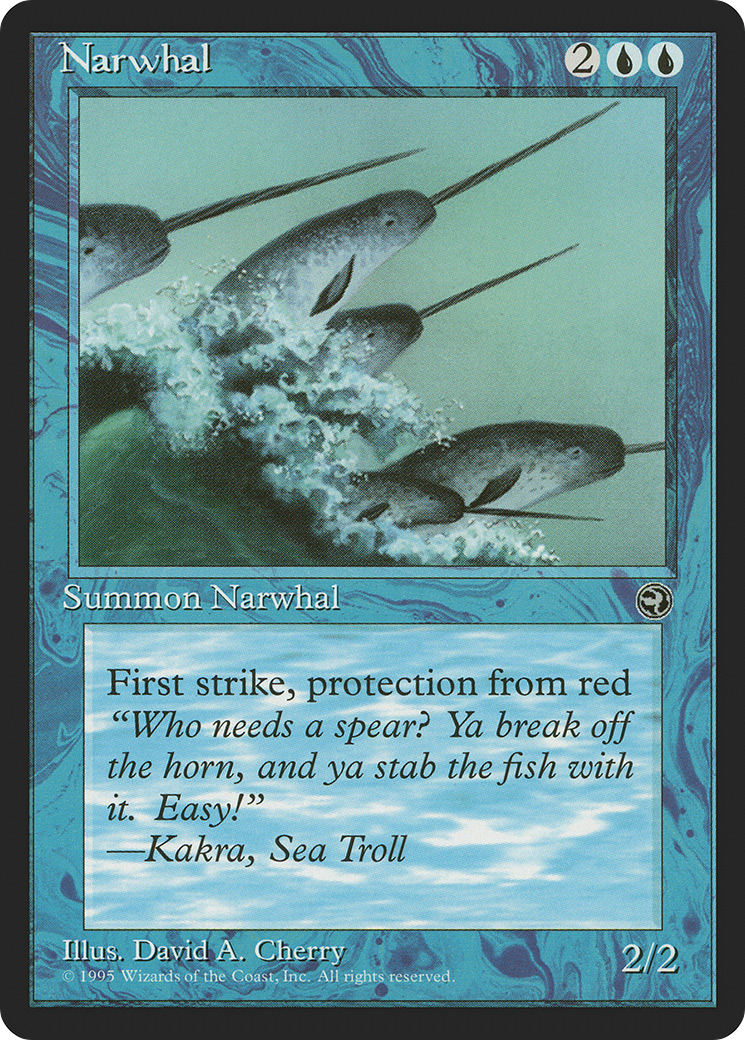 Narwhal (HML-035) [Homelands] MTG Single Wizards of the Coast