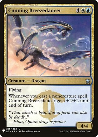 Cunning Breezedancer (LIST-215) [Mystery Booster] The List Reprints MTG Single Wizards of the Coast