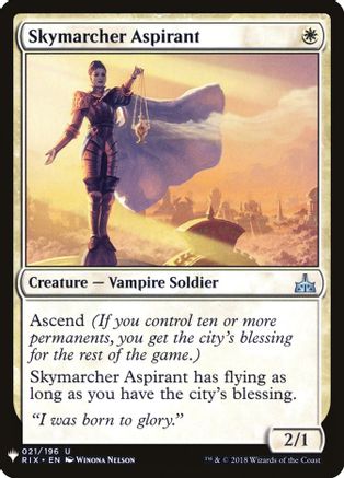 Skymarcher Aspirant (LIST-021) [Mystery Booster] The List Reprints MTG Single Wizards of the Coast