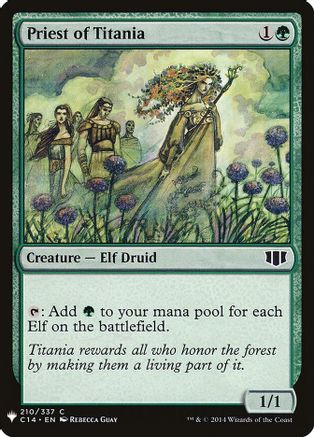 Priest of Titania (LIST-210) [Mystery Booster] The List Reprints MTG Single Wizards of the Coast
