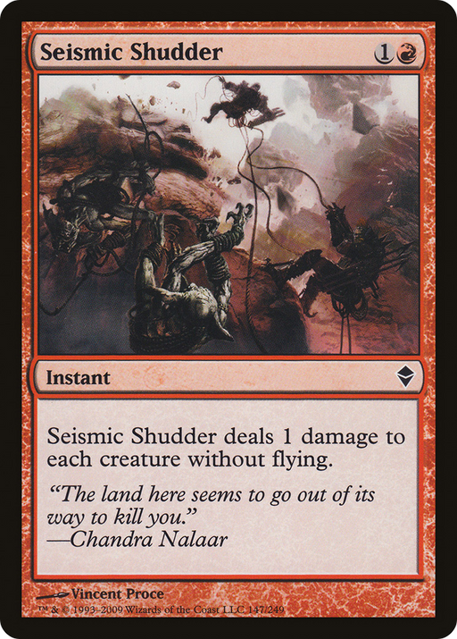 Seismic Shudder (ZEN-147) [Zendikar] Foil MTG Single Wizards of the Coast