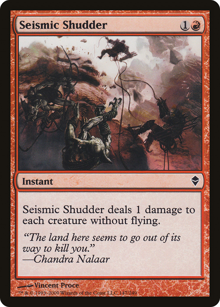 Seismic Shudder (ZEN-147) [Zendikar] MTG Single Wizards of the Coast