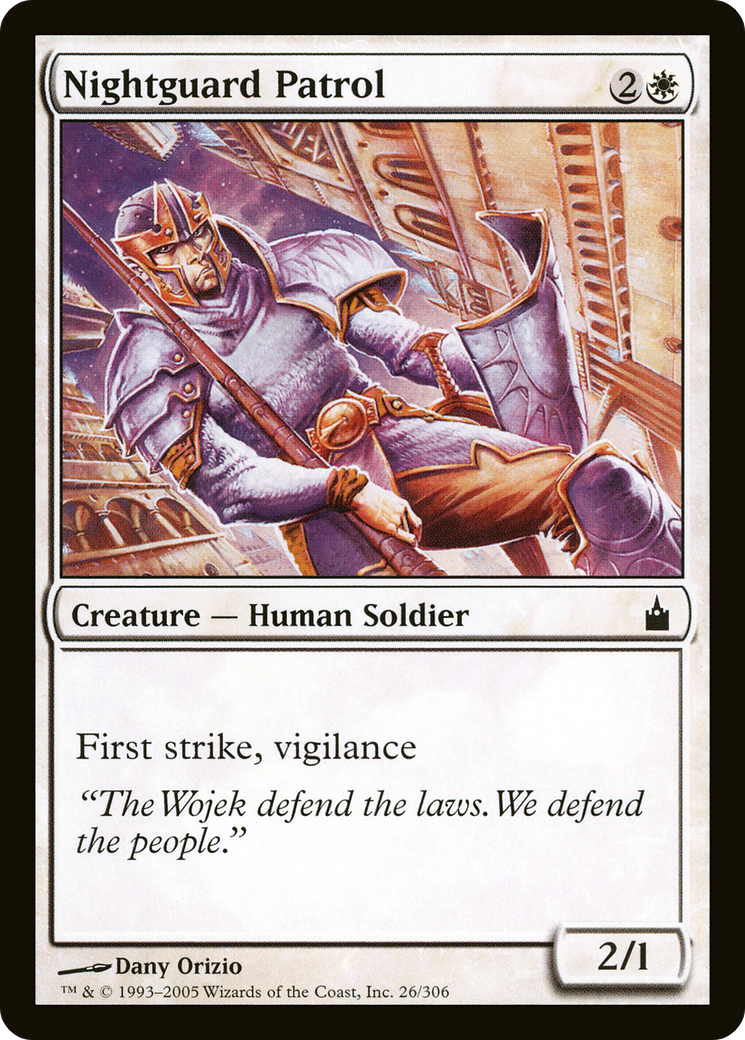 Nightguard Patrol (RAV-026) [Ravnica: City of Guilds] Foil MTG Single Wizards of the Coast