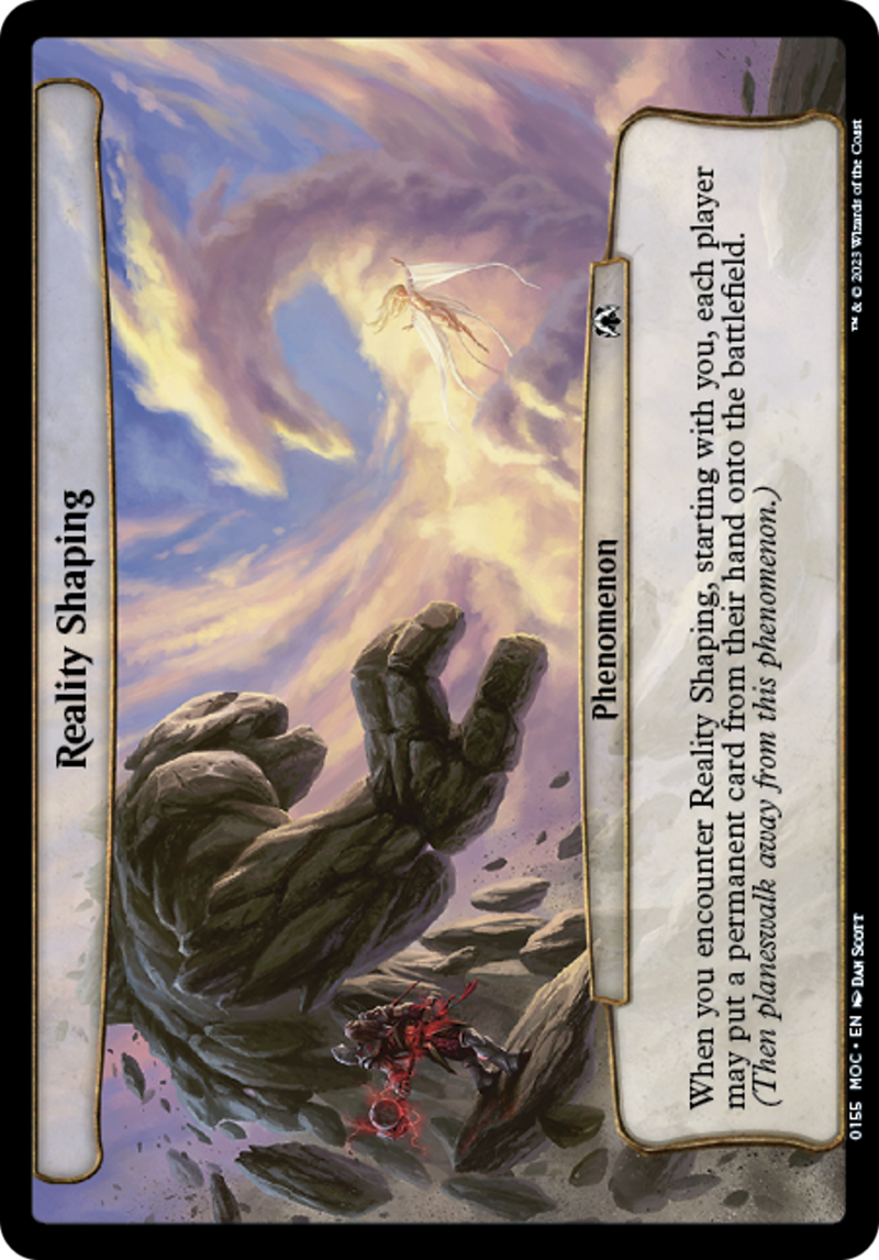 Reality Shaping (MOC-155) [March of the Machine Commander] MTG Single Wizards of the Coast