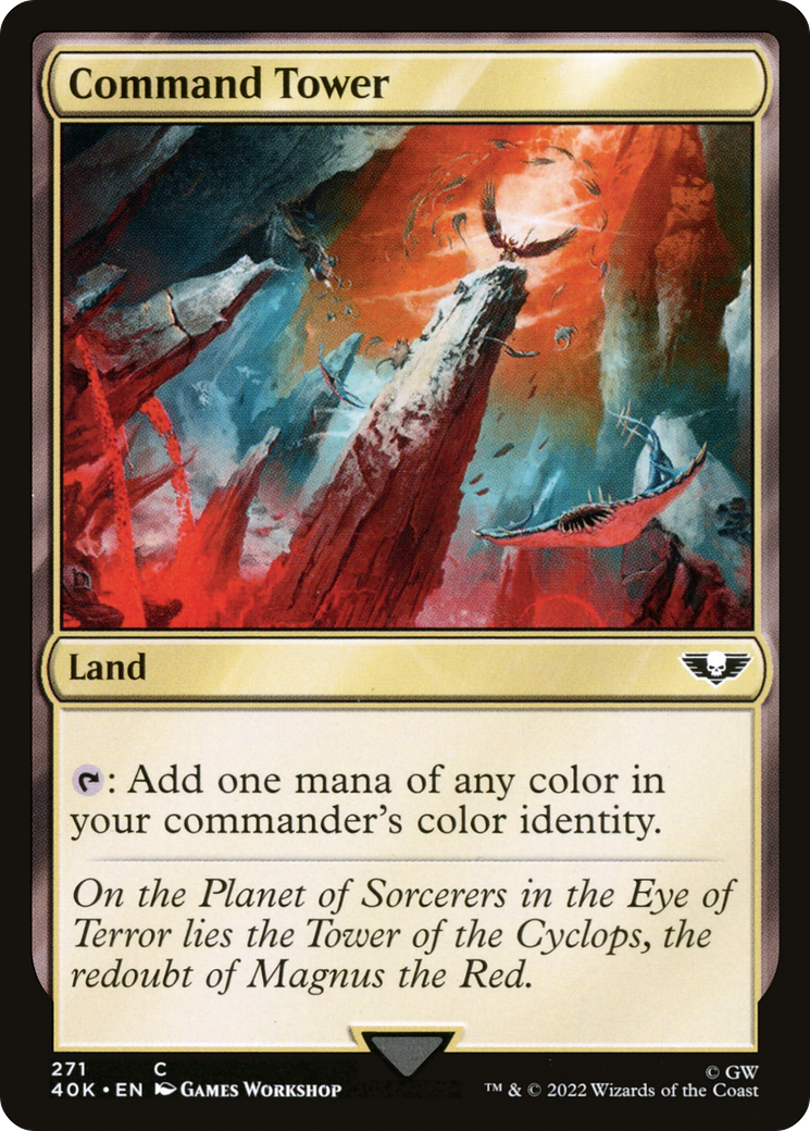 Command Tower (271) (40K-271) [Warhammer 40,000 Commander] MTG Single Wizards of the Coast