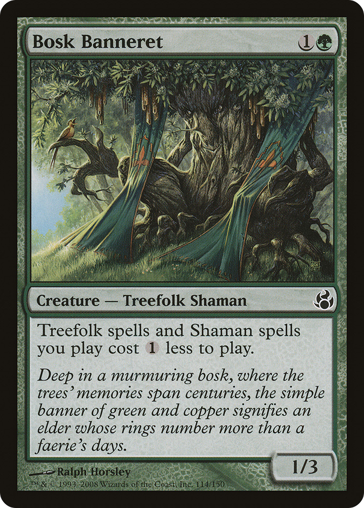 Bosk Banneret (MOR-114) [Morningtide] Foil MTG Single Wizards of the Coast