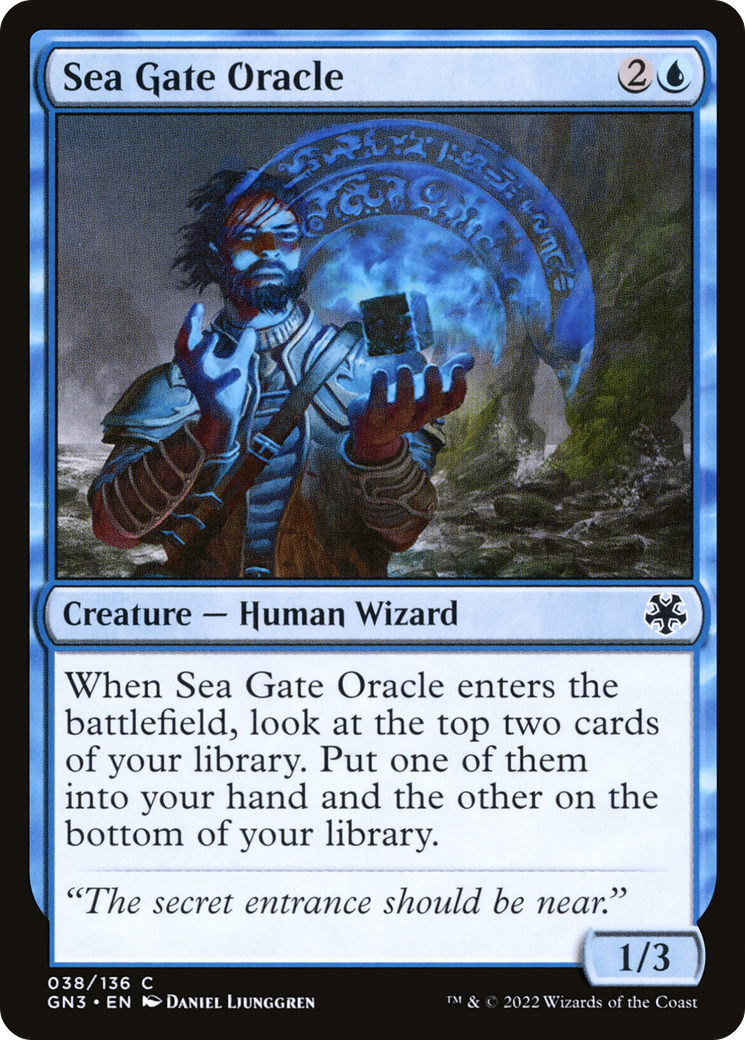 Sea Gate Oracle (GN3-038) [Misc] Game Night: Free-for-All MTG Single Wizards of the Coast