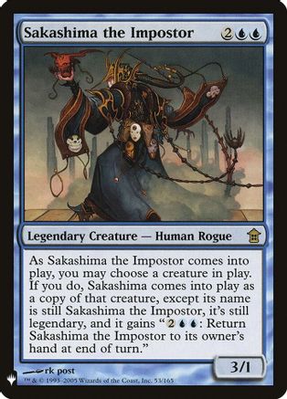 Sakashima the Impostor (LIST-053) [Mystery Booster] The List Reprints MTG Single Wizards of the Coast