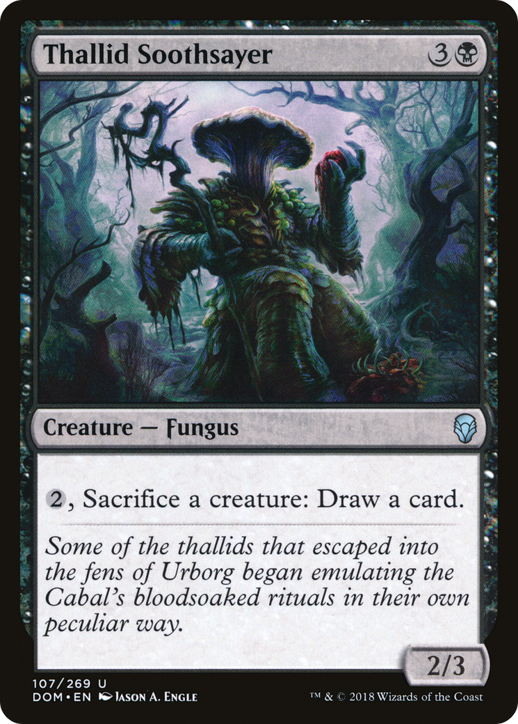 Thallid Soothsayer (DOM-107) [Dominaria] MTG Single Wizards of the Coast
