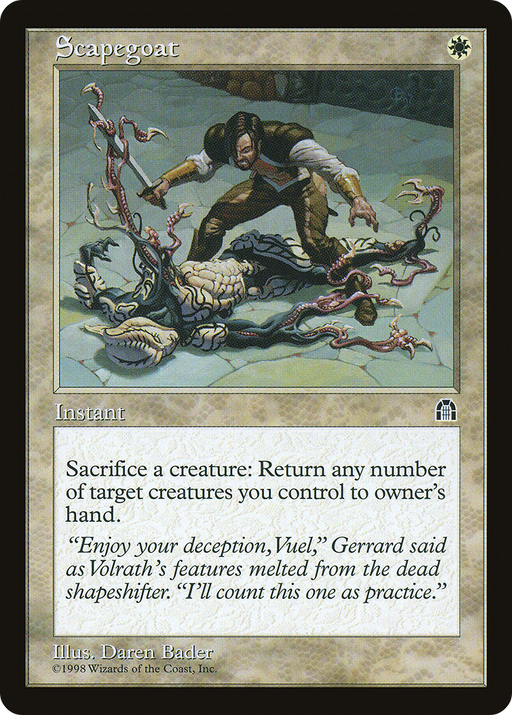 Scapegoat (STH-014) [Stronghold] MTG Single Wizards of the Coast