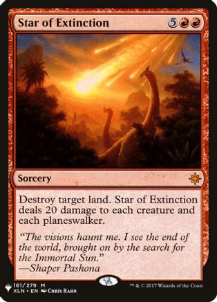 Star of Extinction (LIST-161) [Mystery Booster] The List Reprints MTG Single Wizards of the Coast