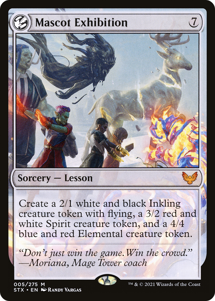 Mascot Exhibition (STX-005) [Strixhaven: School of Mages] Foil MTG Single Wizards of the Coast