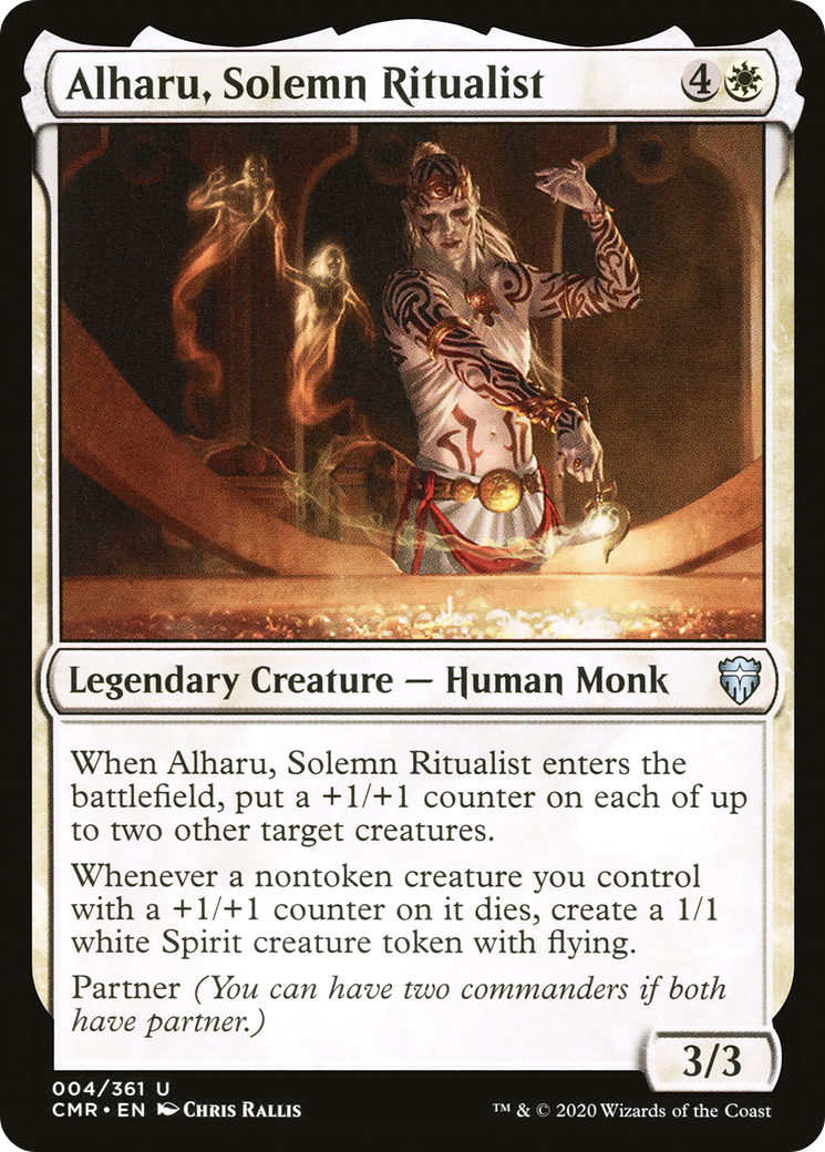 Alharu, Solemn Ritualist (CMR-004) [Commander Legends] MTG Single Wizards of the Coast