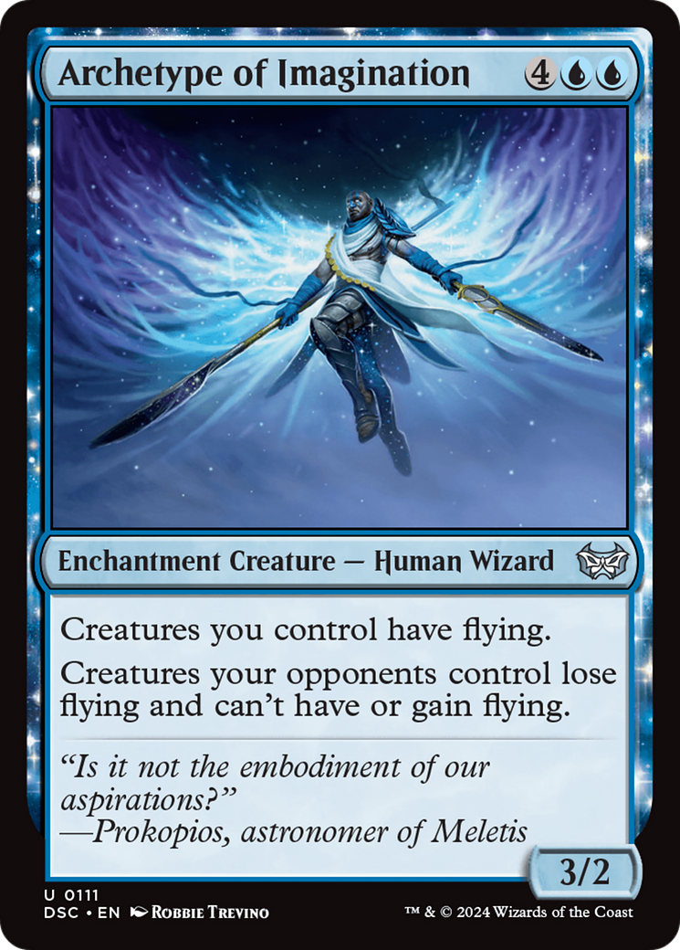 Archetype of Imagination (DSC-111) [Duskmourn: House of Horror Commander] MTG Single Wizards of the Coast