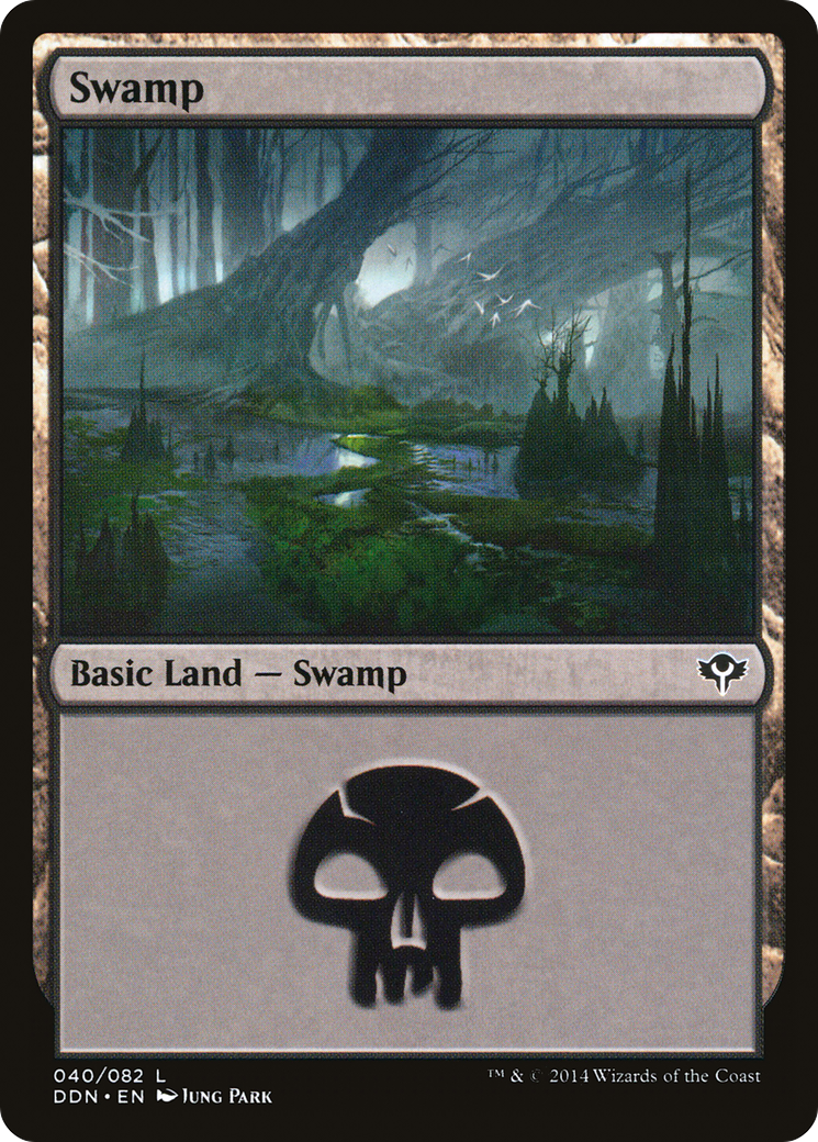 Swamp (040) (DDN-040) [Misc] Duel Decks: Speed vs. Cunning MTG Single Wizards of the Coast
