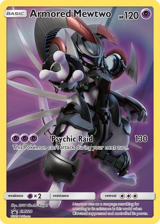 Armored Mewtwo - SM228 (SM228/248) - [SM: Black Star Promos] Holofoil Pokemon Single Pokémon