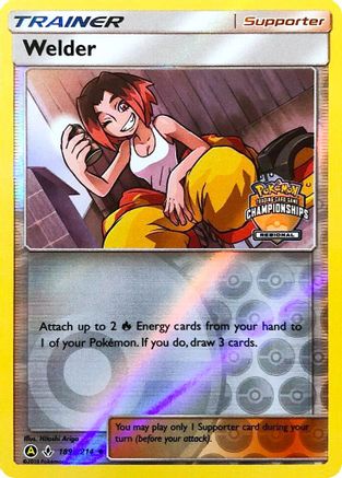 Welder - 189a/214 (Regional Championships) () Reverse Holofoil [Promos: League & Championship Cards] Pokemon Single Pokémon