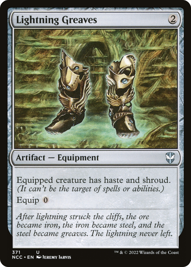 Lightning Greaves (NCC-371) [New Capenna Commander] MTG Single Wizards of the Coast