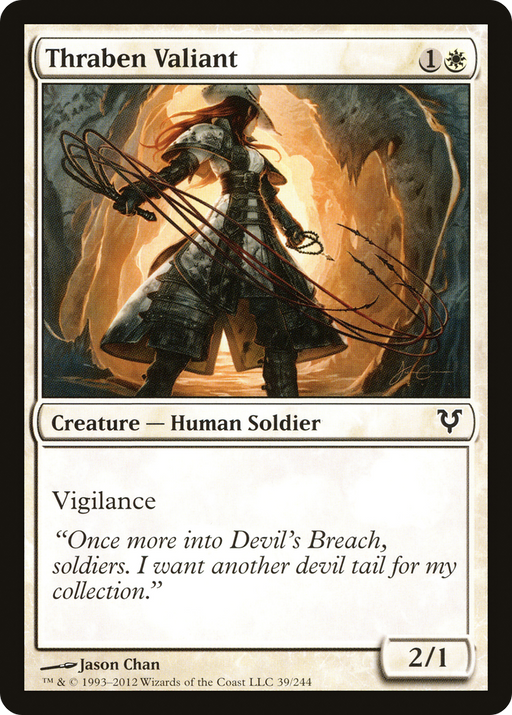 Thraben Valiant (AVR-039) [Avacyn Restored] MTG Single Wizards of the Coast