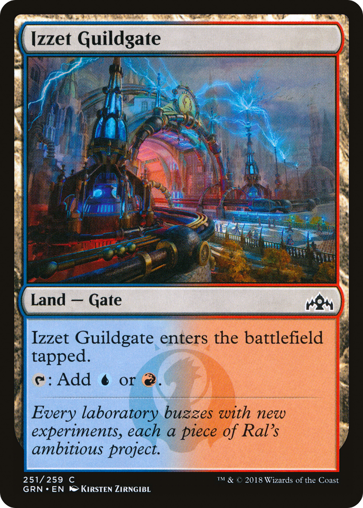 Izzet Guildgate (GRN-251) [Guilds of Ravnica] MTG Single Wizards of the Coast