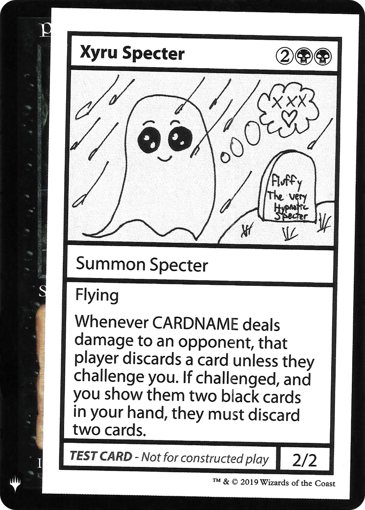 Xyru Specter (CMB1-051) [Mystery Booster] Playtest Cards 2019 MTG Single Wizards of the Coast