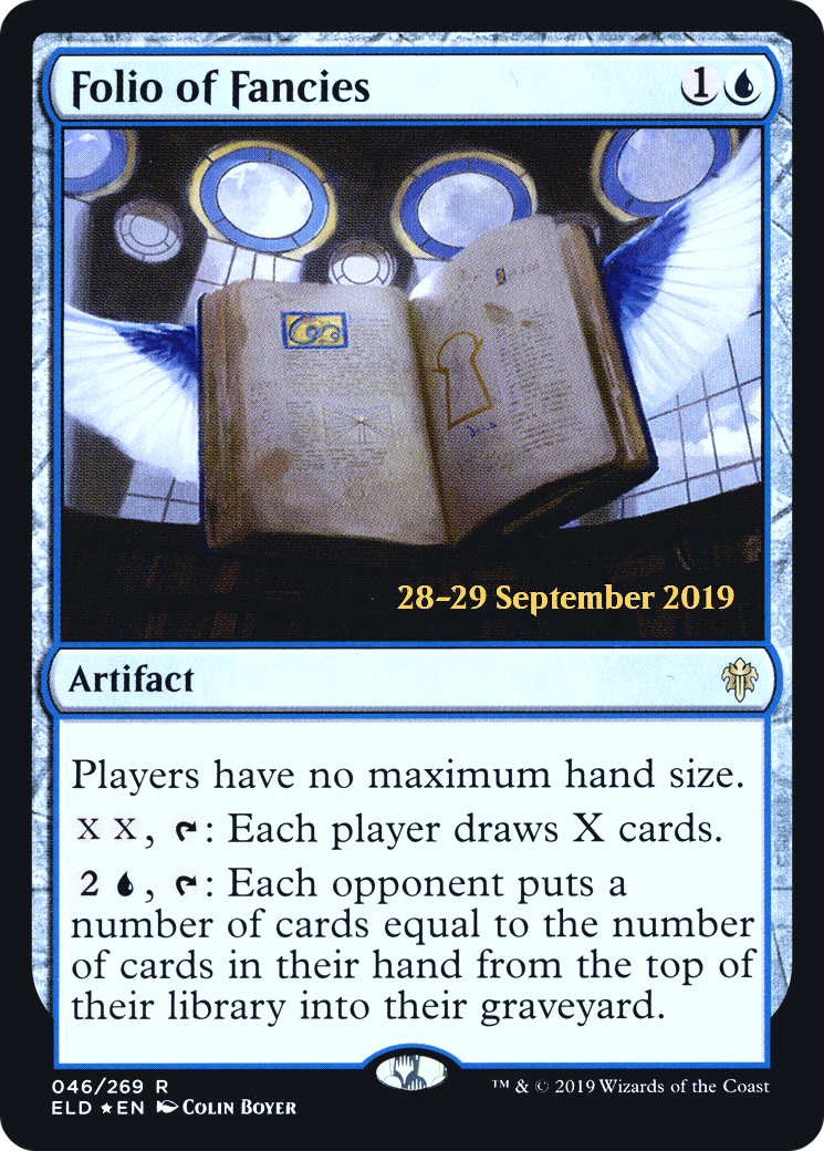 Folio of Fancies (PRE-046) [Throne of Eldraine Promos] Foil MTG Single Wizards of the Coast