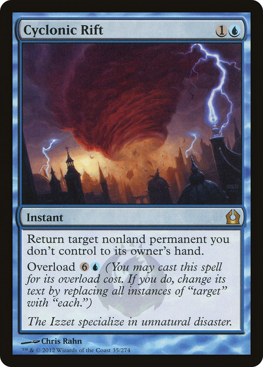 Cyclonic Rift (RTR-035) [Return to Ravnica] Foil MTG Single Wizards of the Coast