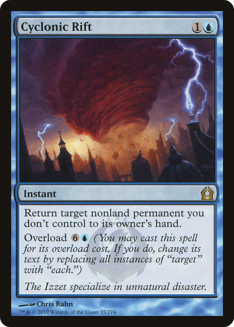Cyclonic Rift (RTR-035) [Return to Ravnica] MTG Single Wizards of the Coast