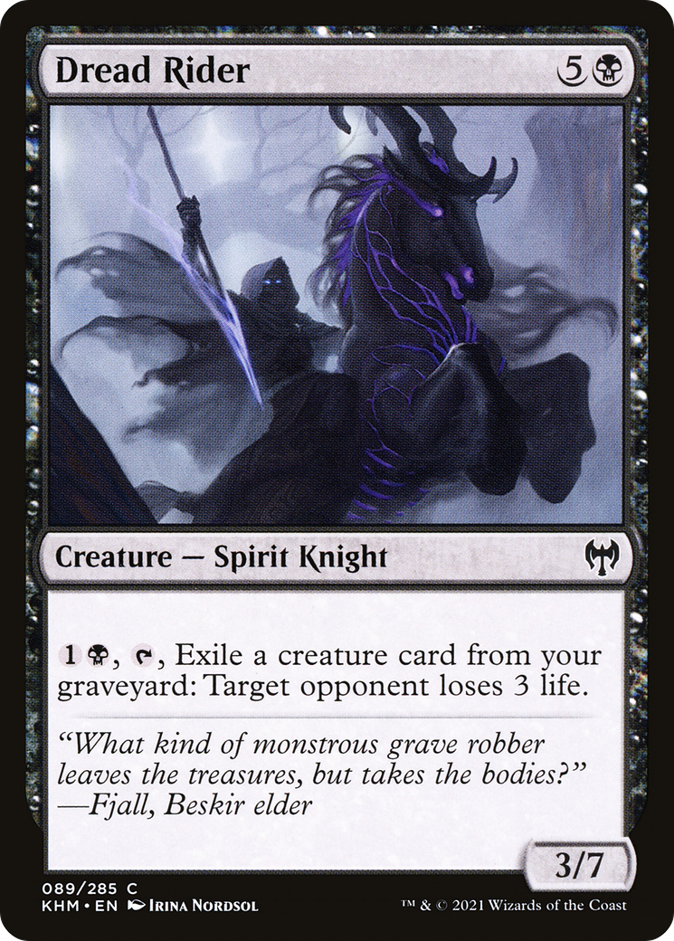Dread Rider (KHM-089) [Kaldheim] Foil MTG Single Wizards of the Coast
