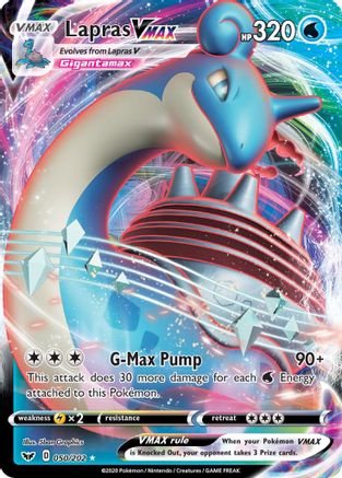 Lapras VMAX 50/202 Holofoil [SWSH: Base Set] Pokemon Single Pokémon