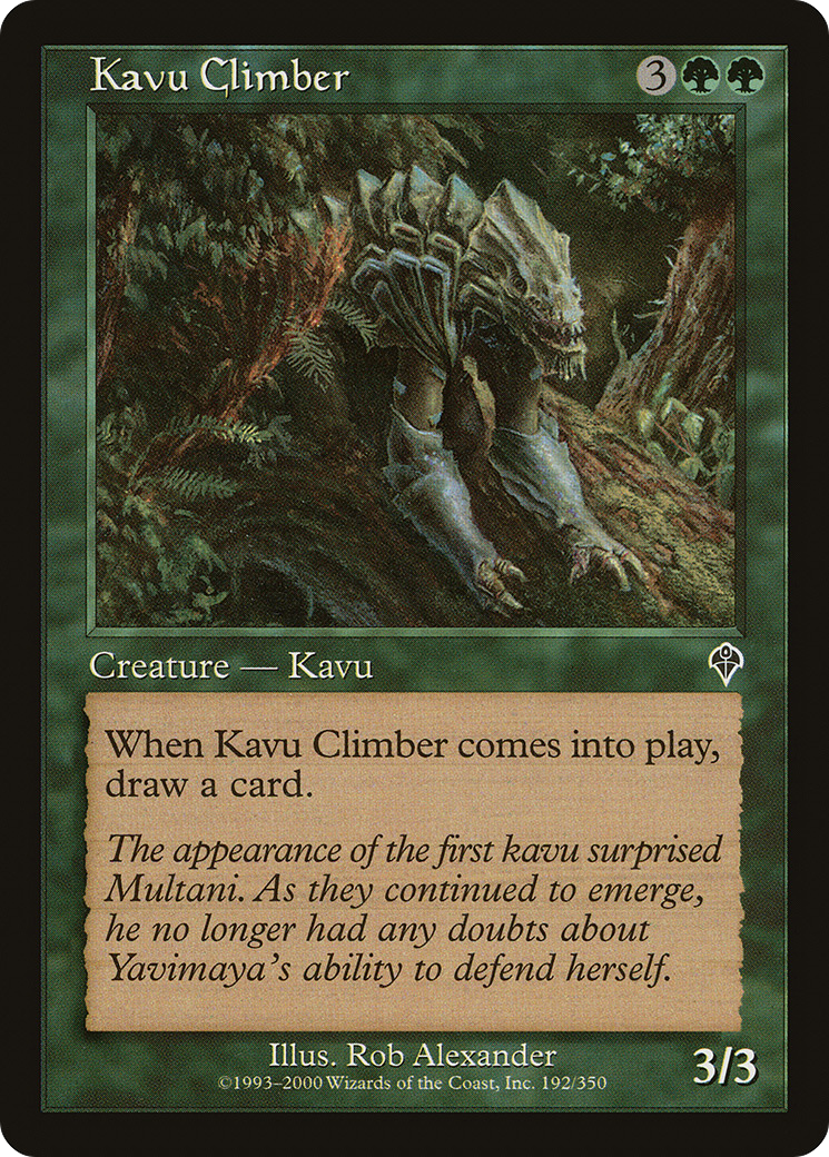 Kavu Climber (INV-192) [Invasion] MTG Single Wizards of the Coast