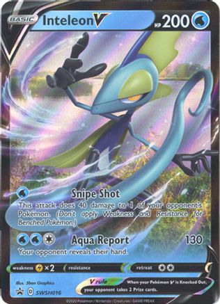 Inteleon V SWSH016/307 Holofoil [Promos: SWSH Promo Cards] Pokemon Single Pokémon
