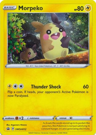 Morpeko - SWSH012 (SWSH012/307) Holofoil [Promos: SWSH Promo Cards] Pokemon Single Pokémon