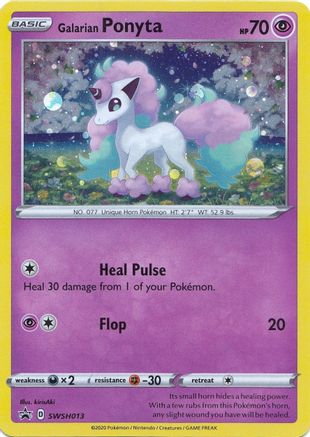 Galarian Ponyta - SWSH013 (SWSH013/307) Holofoil [Promos: SWSH Promo Cards] Pokemon Single Pokémon
