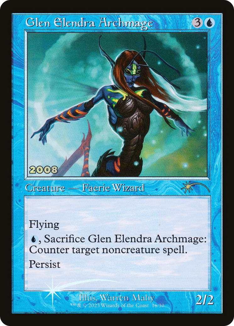 Glen Elendra Archmage (30A-P-016) [Misc] 30th Anniversary Play Promos Foil MTG Single Wizards of the Coast