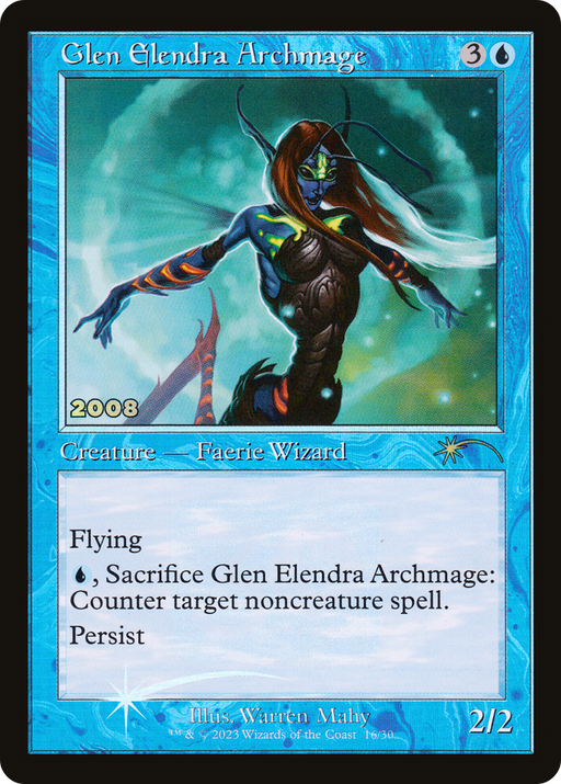 Glen Elendra Archmage (30A-P-016) [Misc] 30th Anniversary Play Promos Foil MTG Single Wizards of the Coast