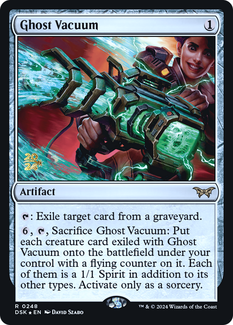 Ghost Vacuum (PRE-248) [Duskmourn: House of Horror Promos] Foil MTG Single Wizards of the Coast