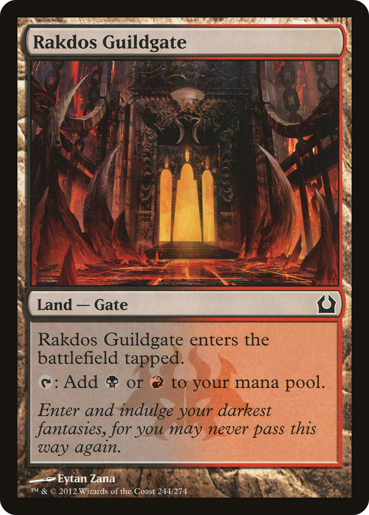 Rakdos Guildgate (RTR-244) [Return to Ravnica] Foil MTG Single Wizards of the Coast