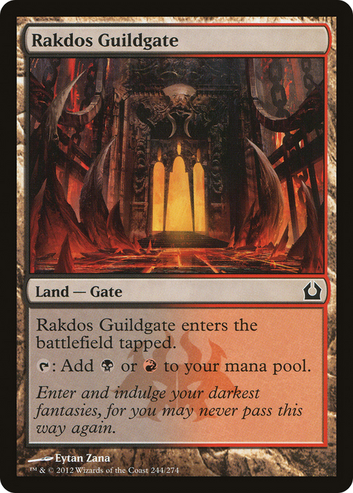 Rakdos Guildgate (RTR-244) [Return to Ravnica] Foil MTG Single Wizards of the Coast