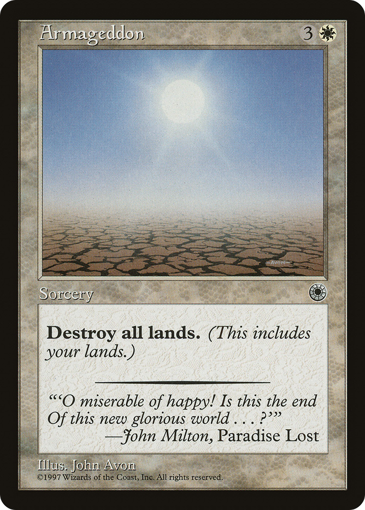Armageddon (POR-) [Misc] Portal MTG Single Wizards of the Coast