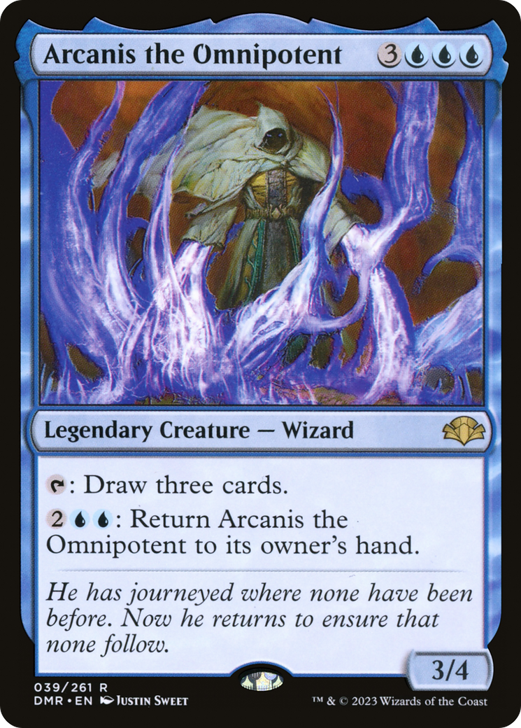 Arcanis the Omnipotent (DMR-039) [Dominaria Remastered] MTG Single Wizards of the Coast