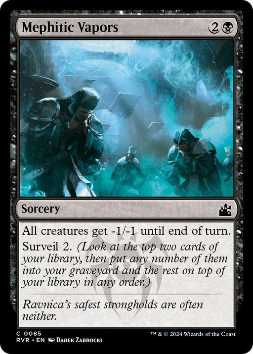 Mephitic Vapors (RVR-085) [Ravnica Remastered] Foil MTG Single Wizards of the Coast